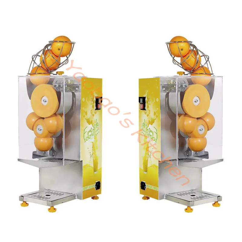 Электрическая соковыжималка для апельсинов, коммерческая соковыжималка для фруктов, лимона, свежая соковыжималка, пресс-машина для магазина напитков