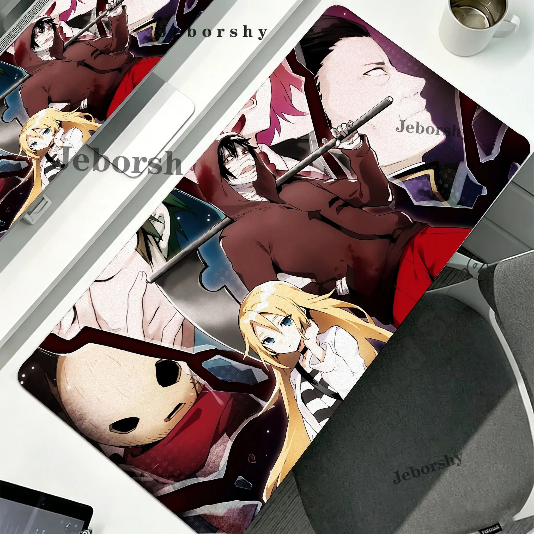 Angels of Death Mouse Pad Mousepad Large Gaming Mouse Pad LockEdge Thickened Computer Keyboard Table Desk Mat