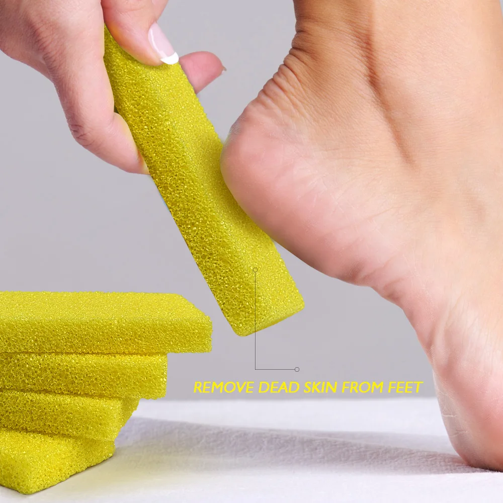 3200Pcs/Case Mini Pumice Pad Foot File Dead Skin Callus Removal Tool for Salon