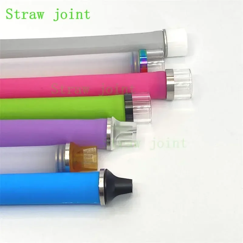 1 قطعة 810 بالتنقيط تلميح تصفية الشاشة شقة الفم الراتنج الزجاج الفولاذ المقاوم للصدأ القش المشتركة #2