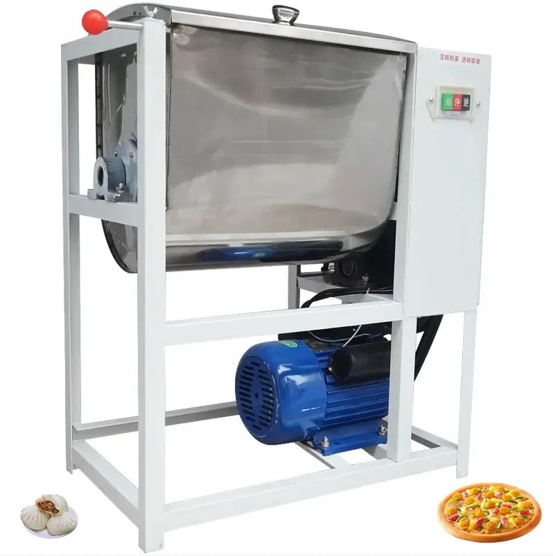 

Horizontal Dough Mixer 60QT 100kg Electric25kg Pizza Dough Mixer Machine for Noodle