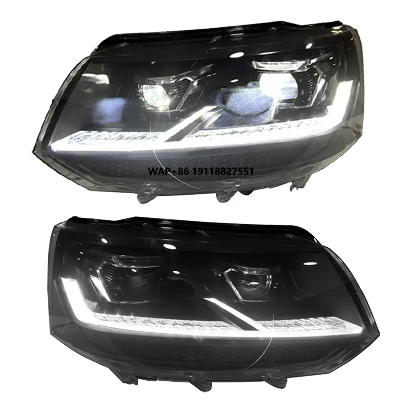 

Bi-Xenon HID DRL Lens Dual Beam Cool White & Red Light 6000k LED Headlight Assembly for 2013-2017 VW GTI MK7 VK Golf 7