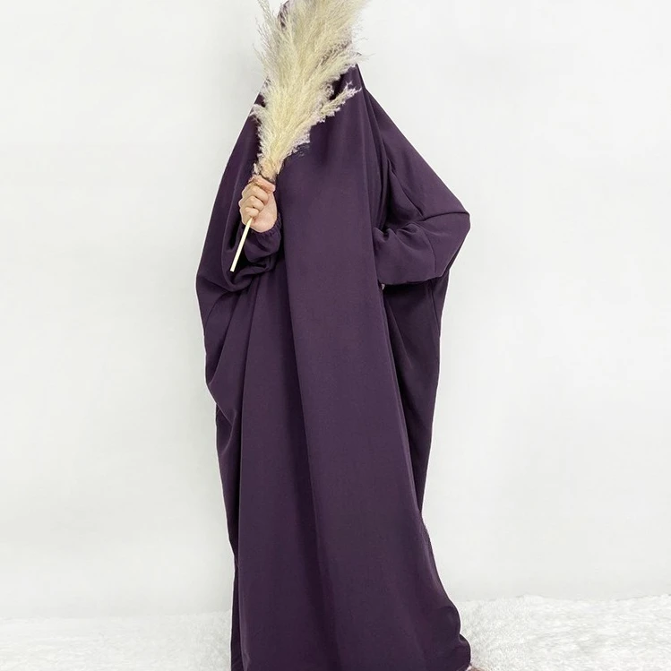 Abaya Dress Eid Women Long Dresses Hooded Muslim Kaftan Jalabiya Ramadan Morocco Dubai Modest Abayas Islam Vestidos Arab Robe