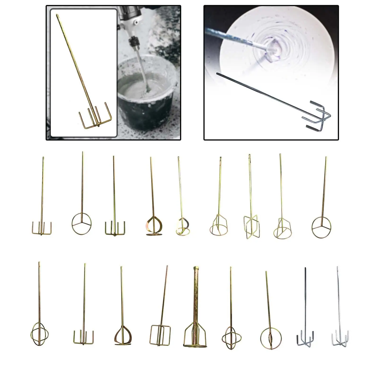 Electric Mixer Paint Mixing Rod Easy Cleaning Cement Mixer Mixing for Crafting Paint