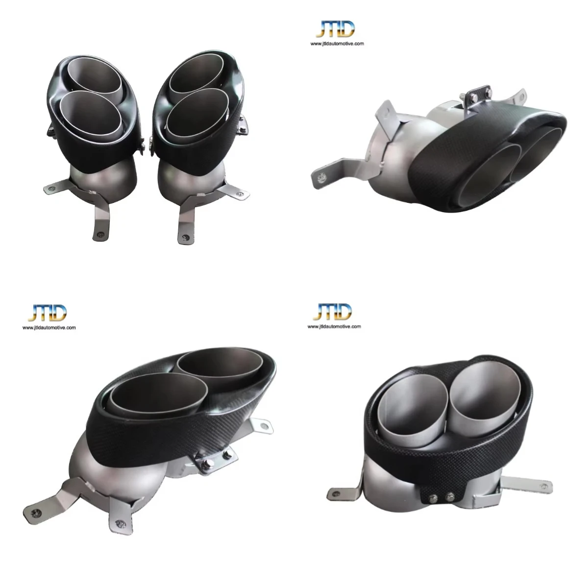 

Made in China Performance Exhaust Tail Pipe Pure Carbon Fiber Exhaust Tip for Audi RS4 RS5 RS6