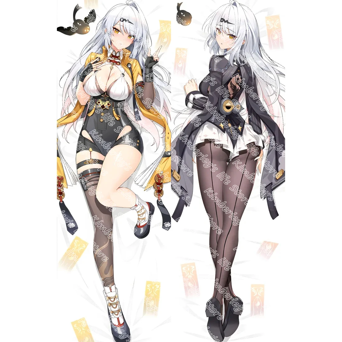 

Наволочка Dakimakura Yixuan 2WT 50x150cm - двухсторонняя подушка для тела в стиле аниме Waifu для отаку, подарок для взрослых