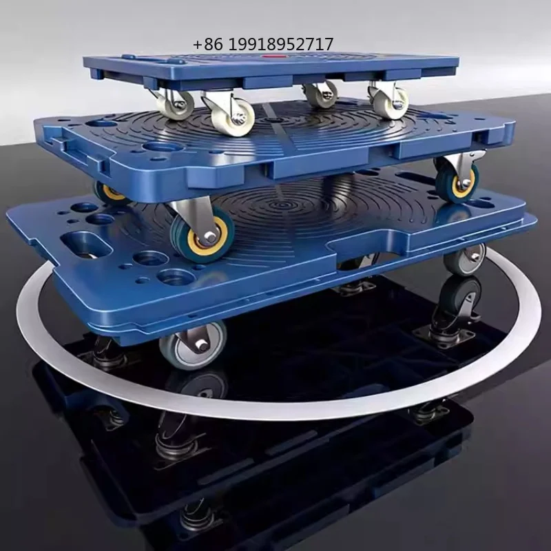 Handcart Cargo Trailer Labor-saving Spliceable Stackable Storage High Load-bearing Capacity Flower Pot Mobile Base Thicken