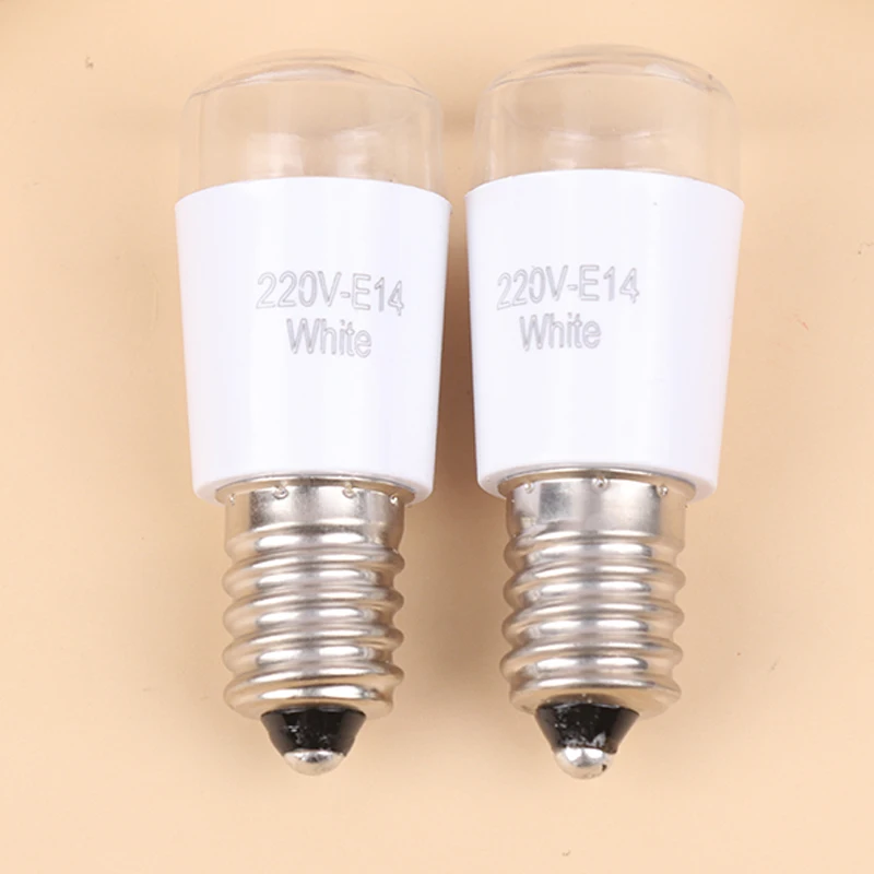 1pc Universal Household Sewing Machine Light LED Bulb E14 110-220V 1W Illuminate Lamp DIY Threaded /Plug-in Craft Light Bulb