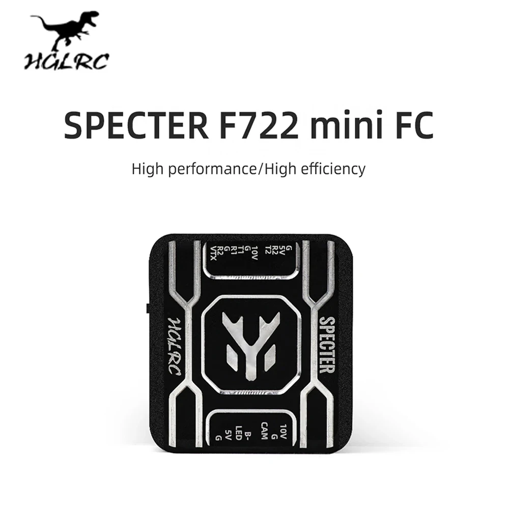 

HGLRC SPECTER F722 Mini Flight Controller MPU6000 OSD BARO 16MB DUAL BEC 20X20mm 2-6S for FPV Freestyle Drones