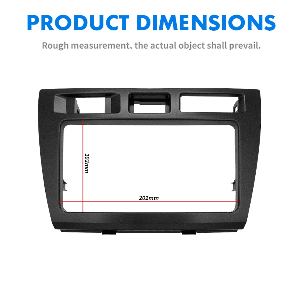 Car Radio Fascia for TOYOTA Mark II JZX110 Verossa Stereo Dash Kit Installation Fascia CD Face Plate Panel DVD Frame 2 DIN