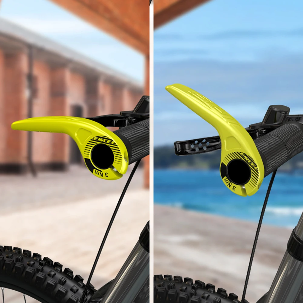 ENLEE Bicycle Handlebar Bar Ends Multi Angle Adjustment Small Auxiliary Handlebar Easy Installation Cycling Fatigue Relief