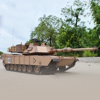 2024 New Remote-Controlled Tank Henglong Us M1a2 Abrams Infrared Battle Tank Model With Steel Wave Box Rc As A Gift To Friends