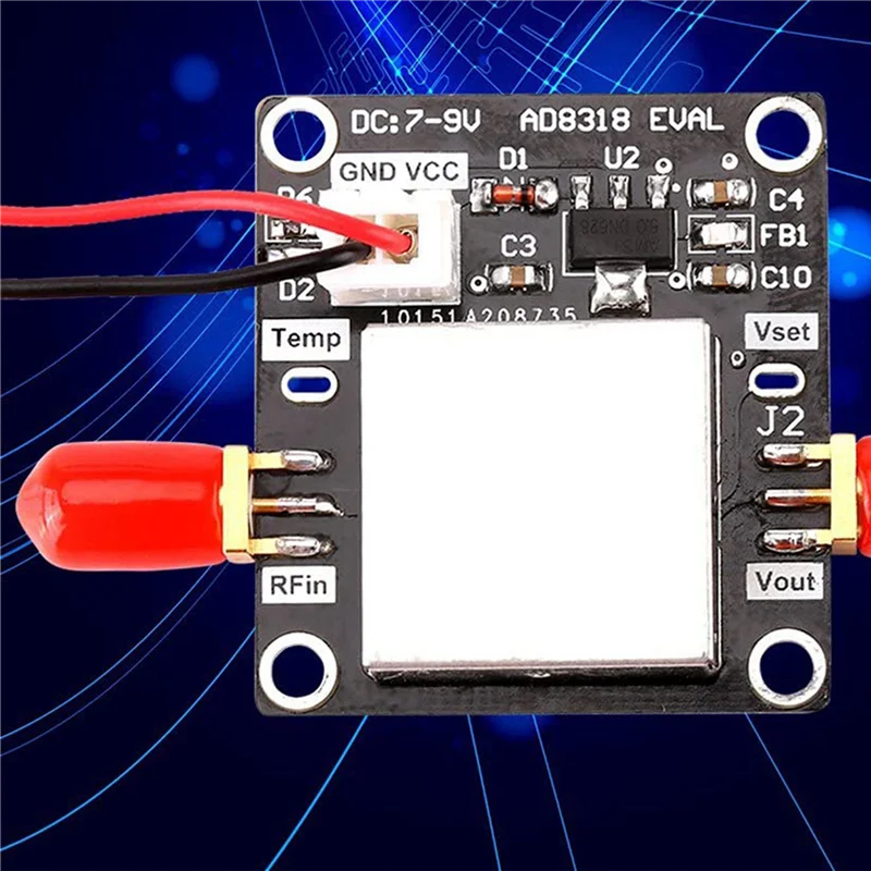 REPLA-2X AD8318 Logarithmic Detector Mondule Amplifier 1M-8Ghz 70DB Dynamic ALC AGC Control, Logarithmic Detector Mondule
