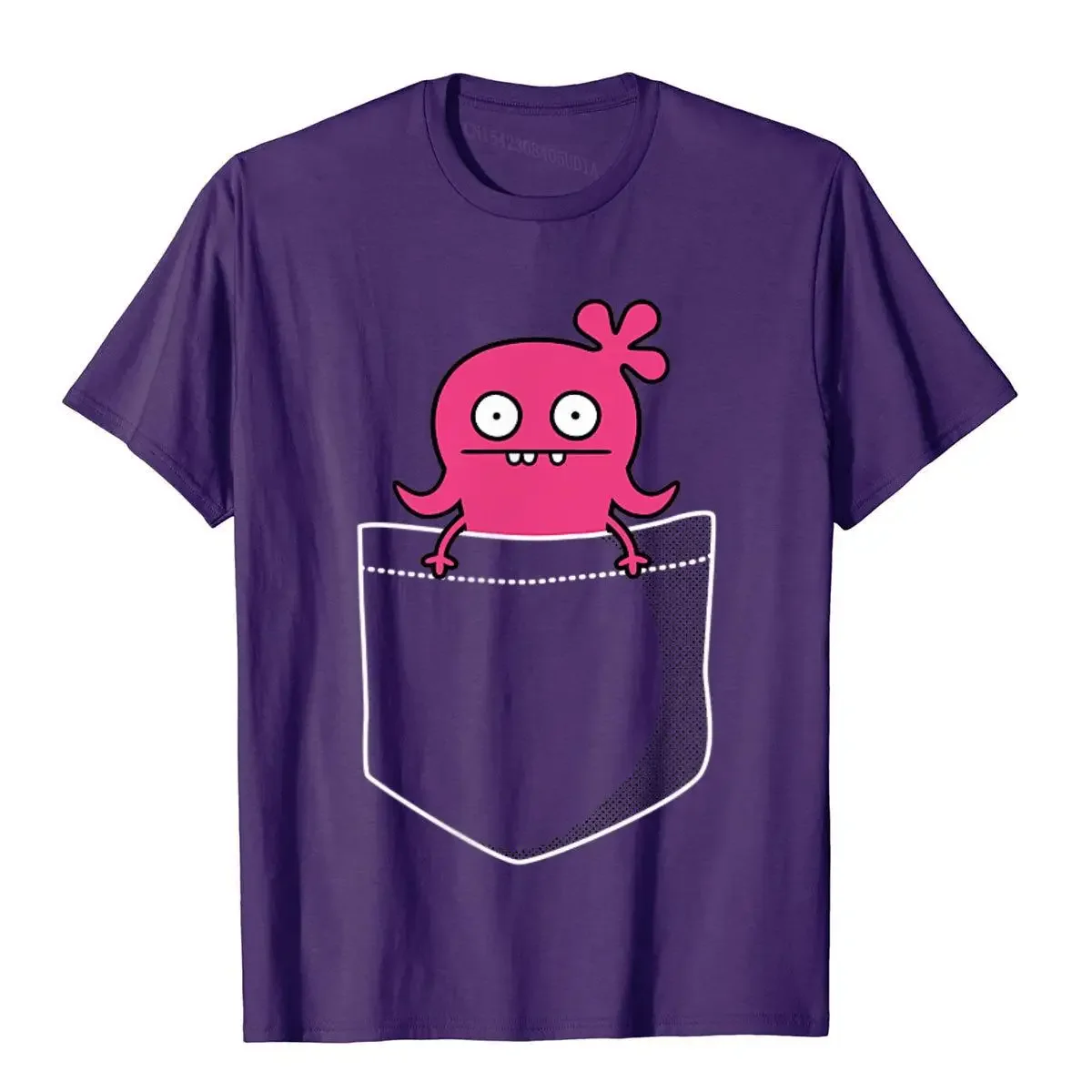 Pocket Moxy T-Shirt Ugly Dolls Cute Funny Tee Shirt Family T Shirt New Coming Cotton Men Tops & Tees Personalized