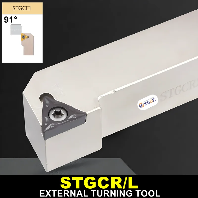 

High quality STGCR1212H11 STGCR STGCL 1616H11 1616H16 2020K16 2525M16 16MM 20MM 25MM External Turning Tool Holder Lathe Cutter