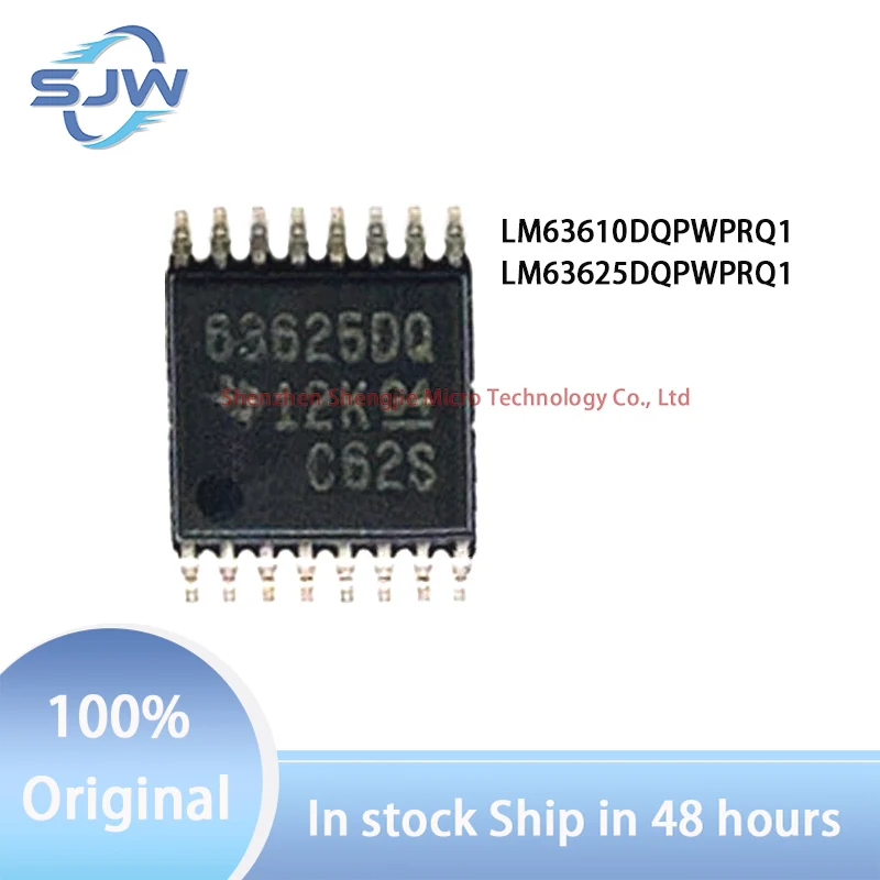 

LM63610DQPWPRQ1 LM63625DQPWPRQ1 encapsulation HTSSOP16 Depressurization type DC-DC power supply chip