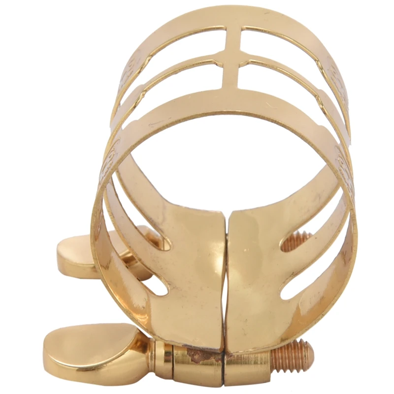 알토 색소폰용 새겨진 금속 합자, 알토 색소폰 클라리넷 마우스피스 합자 클립, 신제품