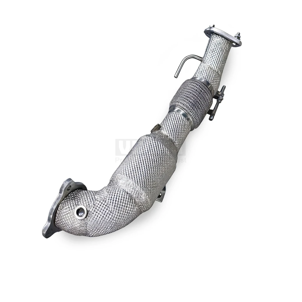 

For Ford Fiesta ST 1.6T 2012-2016 Stainless Steel Catalytic Converter Downpipe Heat Shield Insulated Exhaust