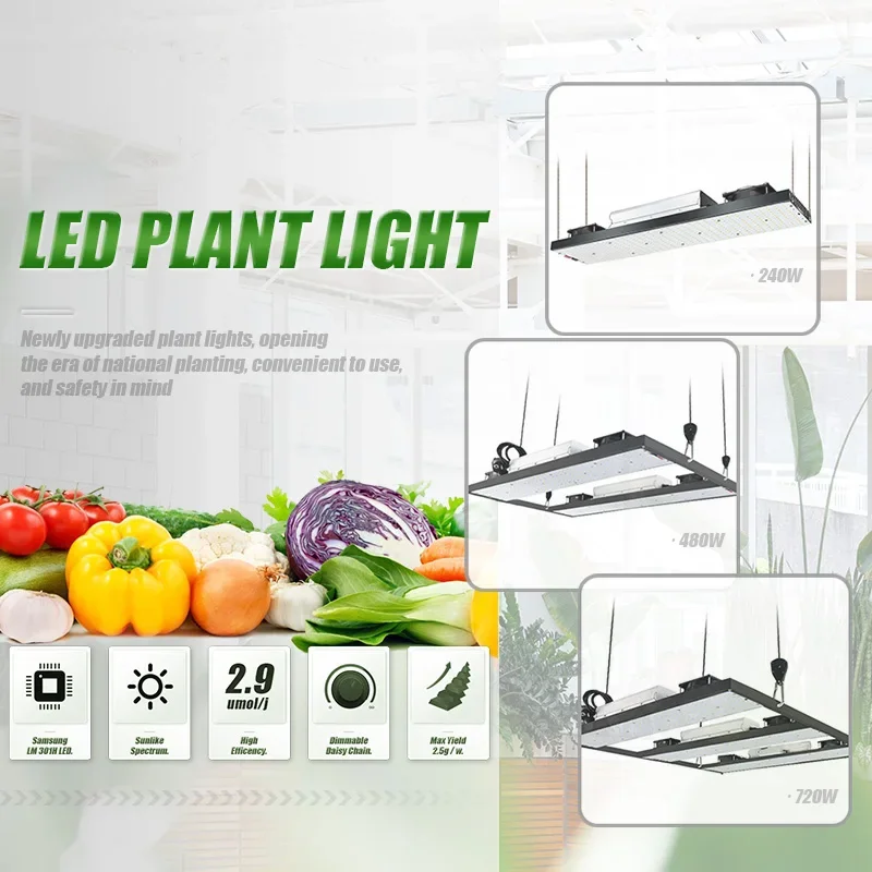 

Led Grow Light Kits High Ppfd Panel Board With 660nm Max 2.9um Lm301h Full Spectrum 240w 1000w Led Grow Light