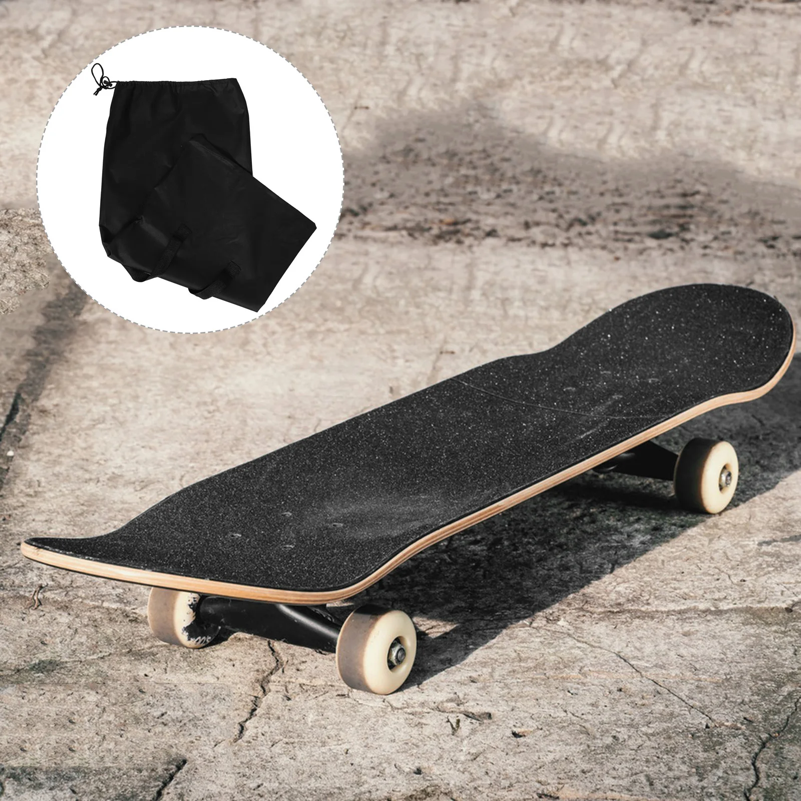 

Skateboard Backpack Large Capacity Durable Polyester Skate Board Shoulder Bag For Men Portable Storage Pouch Outdoor Travel