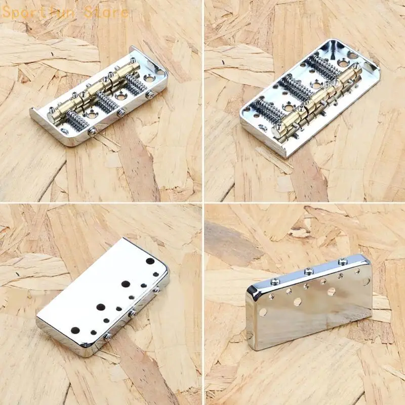 Guitar Bridge&Pickup Mounting Rings Set Guitar Roller Bridge Pickup Bottom Frame X7JD