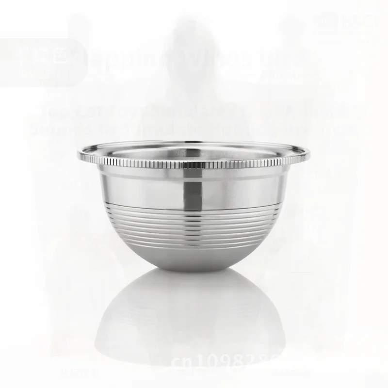 

Фильтр для переработки кофейных капсул из нержавеющей стали, совместимый с Vertuo плюс современный минималистичный офисный полусферический дизайн