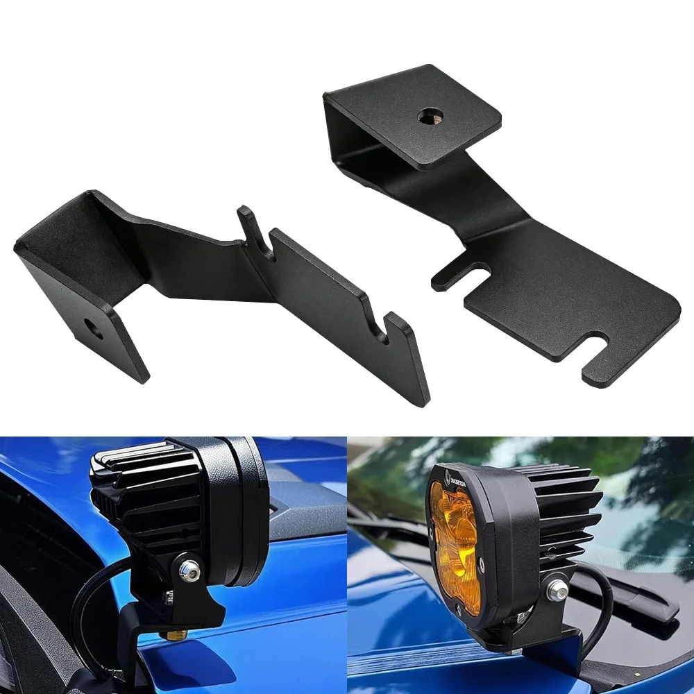 

Кронштейн для крепления рабочих фар на капот/А-стойку для Toyota Hilux Revo 2014-2024, 2025