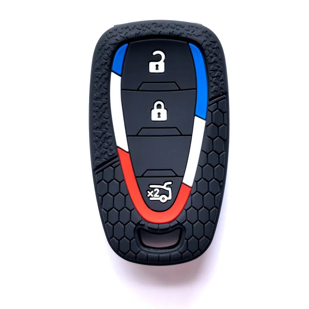 Silicone Car Remote Key Cover for Chevrolet Malibu Blazer Traverse Cruze Spark Sonic Camaro Volt Bolt Trax Seeker Onix Equino view 4