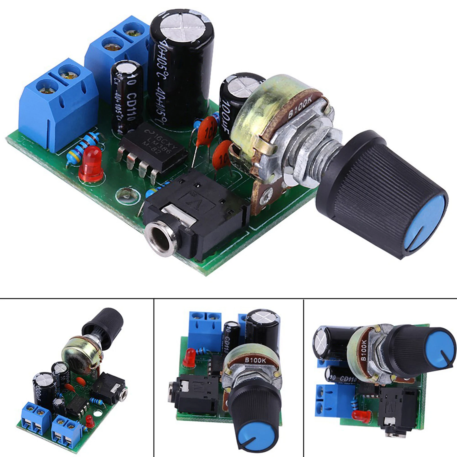 1 * LM386 Super MINI Amplifier Board 3V-12V Power Amplifier Power Amplifier Circuit Board
