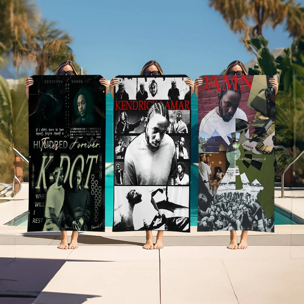 Kendrick Lamar Music Beach Towel For Kids Personalized Bath Pool  Vacation Gift Picnic Party Gift