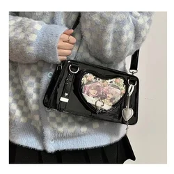 Inner Japanese college shoulder bag for women punk fashion versatile hot girl female handbag y2k Ita Bag stylish bag