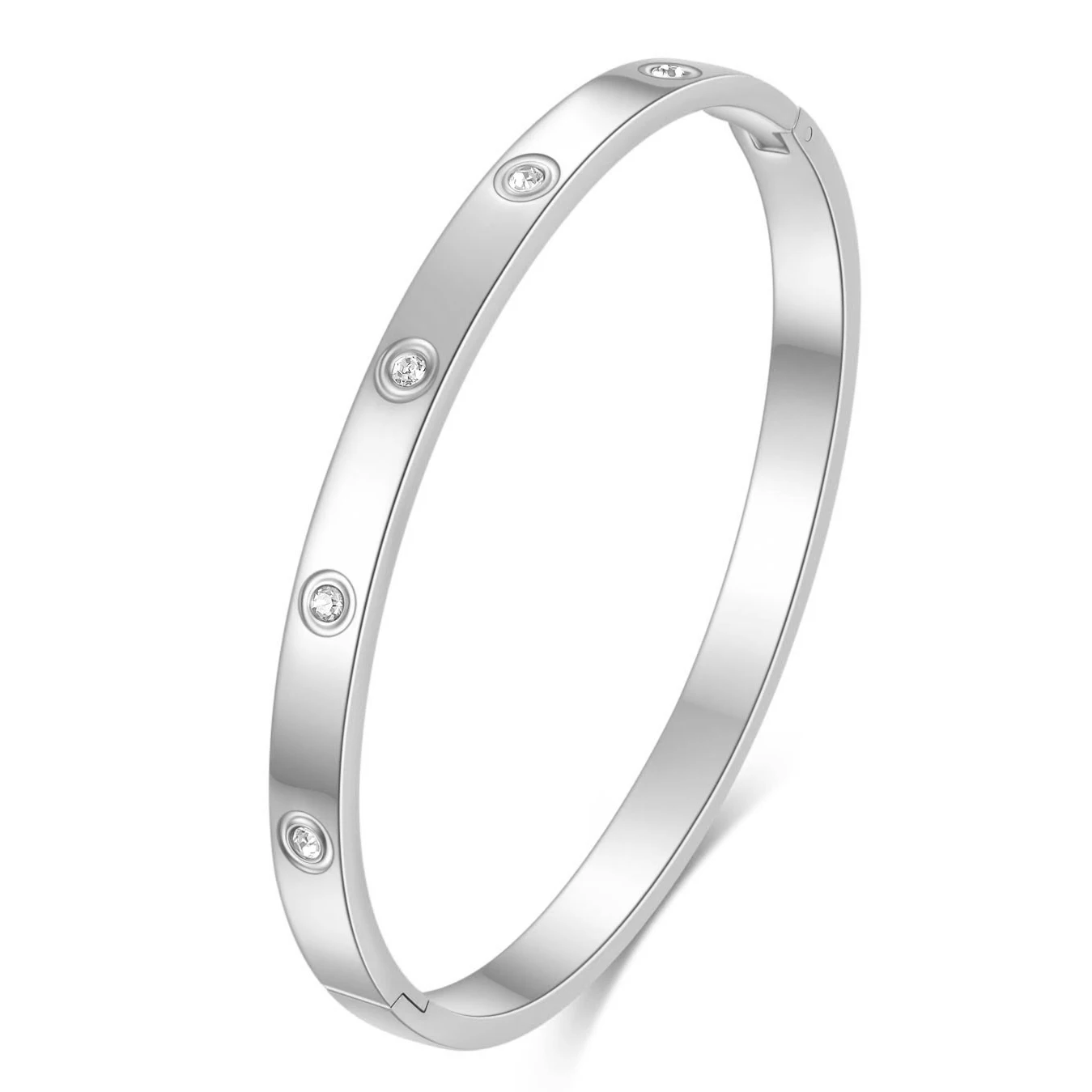 Nibastar Holle Ster Armbanden & Bangles Voor Vrouwen Mode Rvs Zoete Romantische Armband Rose Gouden Kleur Sieraden Cadeau