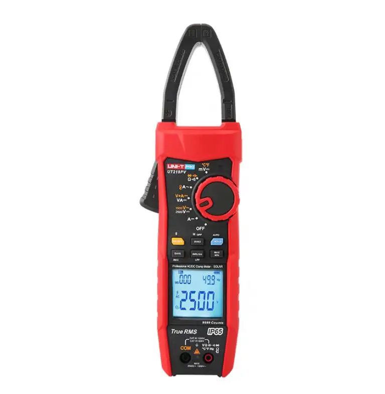 UT219PV Digital Clamp Meter Multimeter High-Precision Photovoltaic Clamp Meter DC Voltage 2500V