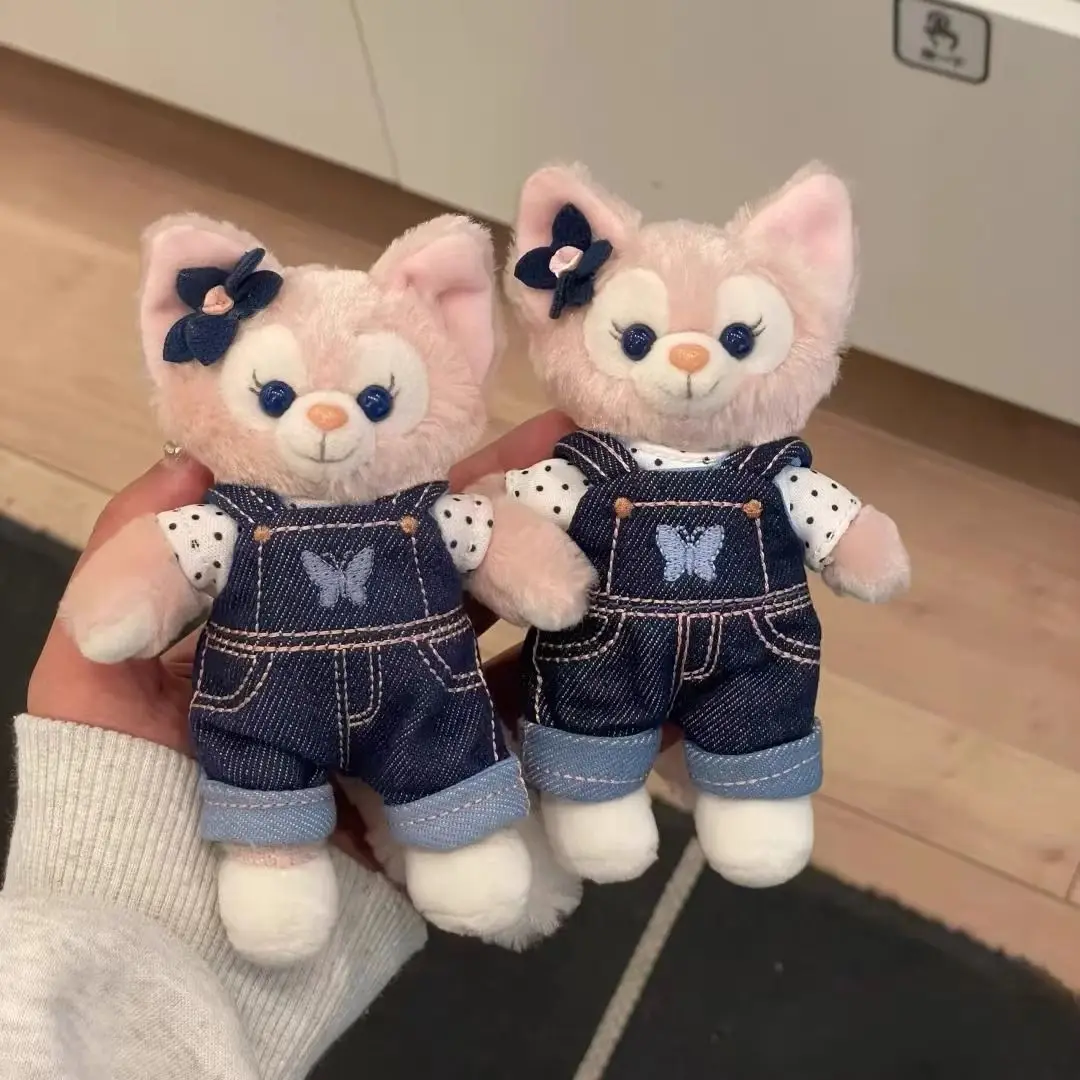 Disney Linabell Stellalou Duffy Shelliemay การ์ตูน Kawaii ตุ๊กตาสัตว์ตุ๊กตาของเล่นจี้พวงกุญแจของขวัญกระเป๋าสําหรับแฟน