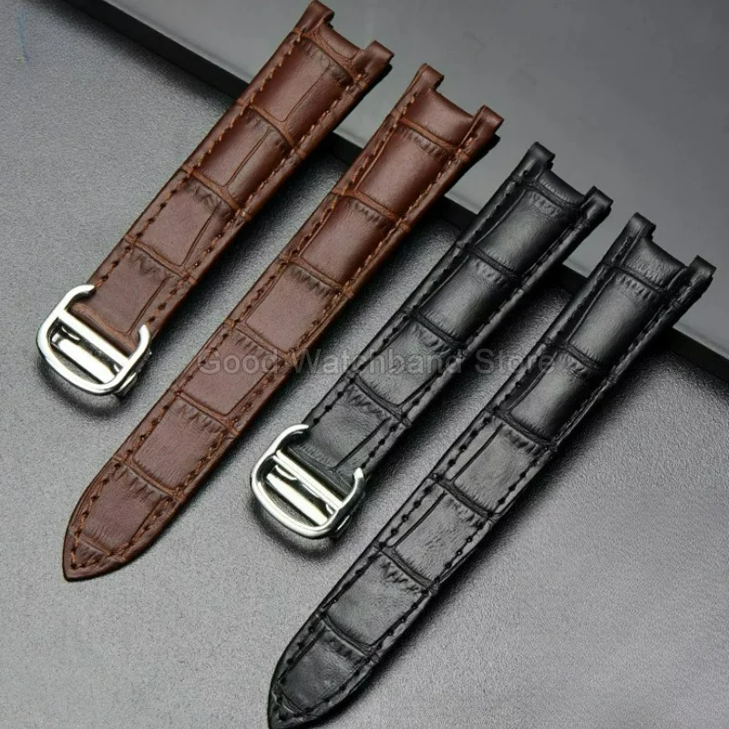 Perfectly Crafted Watchband Top Tier Soft Leather Durable Specialized Interface for Cartier Pasha Watch Strap Long Lasting Charm