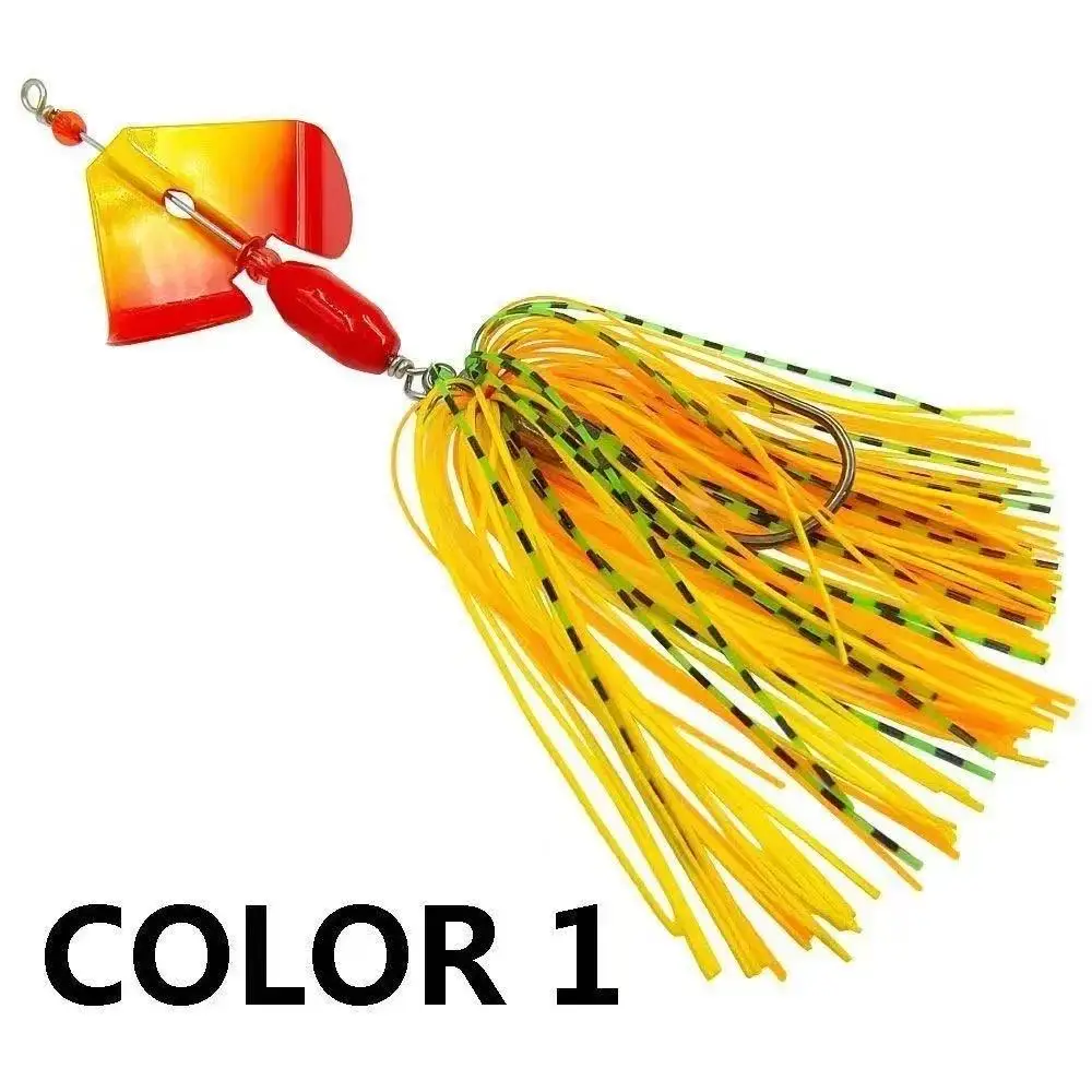 Nuevo señuelo de pesca Mycena 19G Spinner Bait 2026 con aspas giratorias, Chatter Bait, Dancer y Buzzbait para lubina y lucio