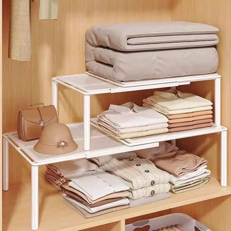 

Stainless Utensil Home Shelf Organizer Rack Storage Multi-Tier Steel Spice Kitchen