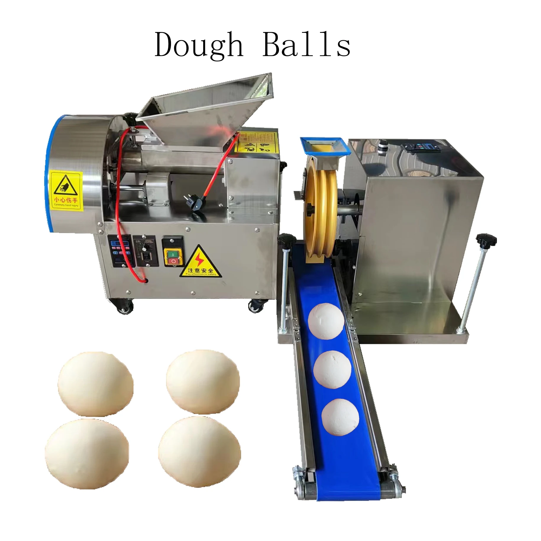 Automatic Dough Roller Bakery Equipment Dough Divider Rounder Wholesale Price Dough Cutter Rounding Machine  HJ-CM015B