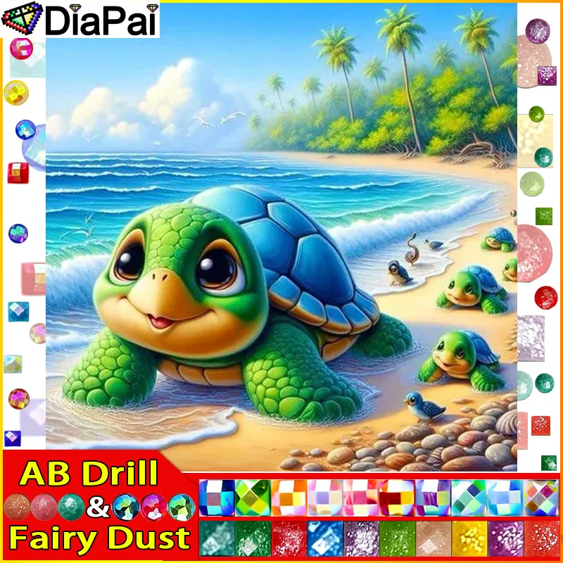 DIAPAI Fairy Dust AB Square/Round Drill 5D DIY Diamond Painting