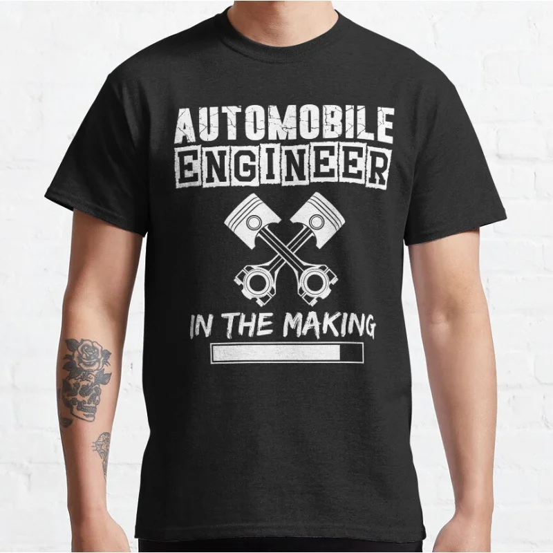 

Automobile Engineer in the making Funny Mechanical Engineer Graphic T Shirts large size 100% cotton Adult S-6XL mens clothing