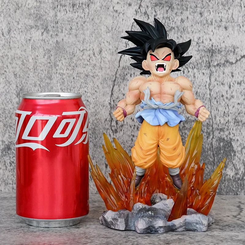 18cm In Stock Anime Dragon Ball Z Ssj4 Goku Figure Goku Transform Ozaru Action Figures Pvc Gk Statue Collection Model Toys Gifts