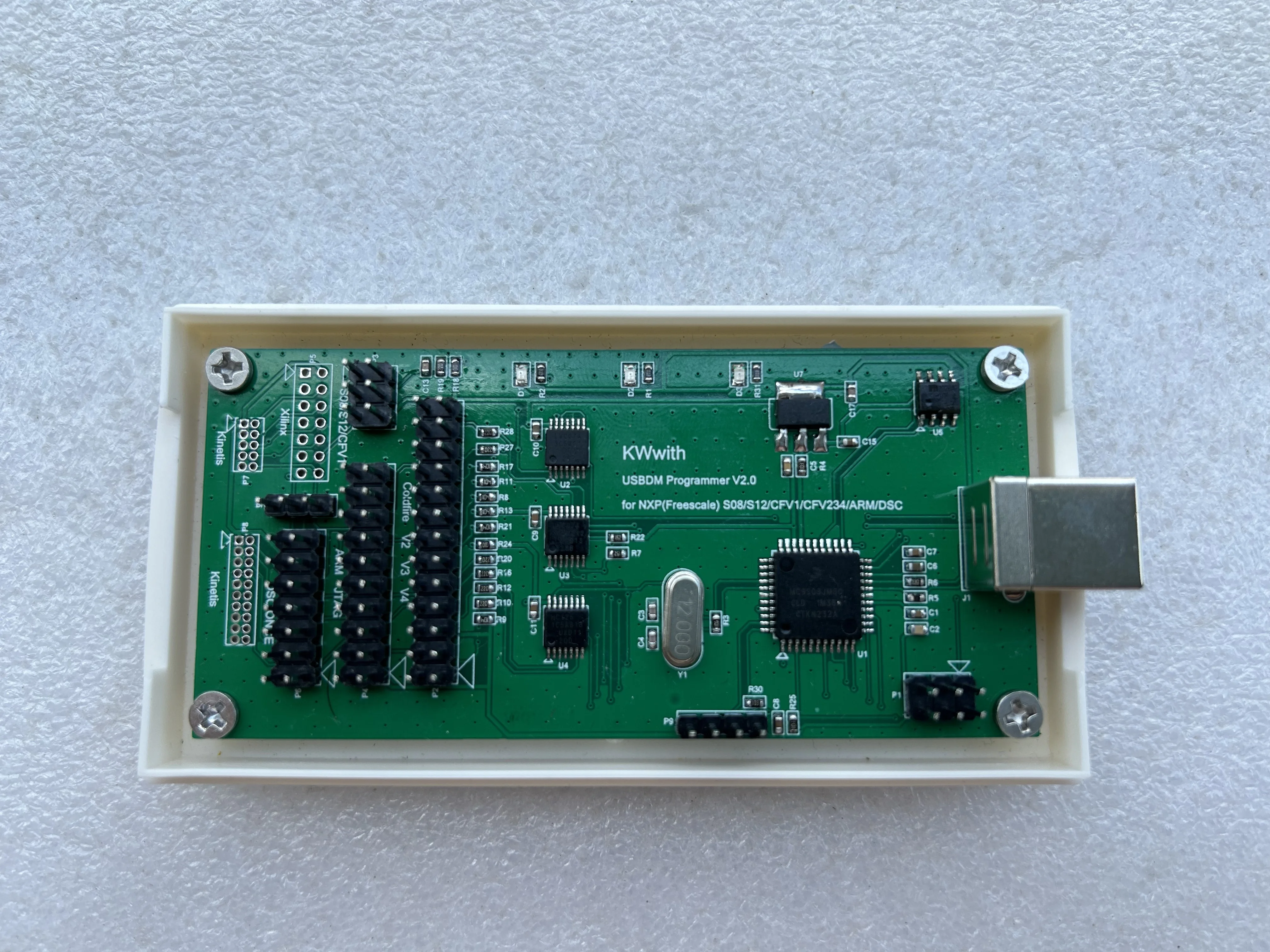 Programador/simulador/depurador USB Freescale, versión completa con funciones, compatible con HCS08/HCS12/FoldFire V1/V2/V3/V4/Kinetis ARM