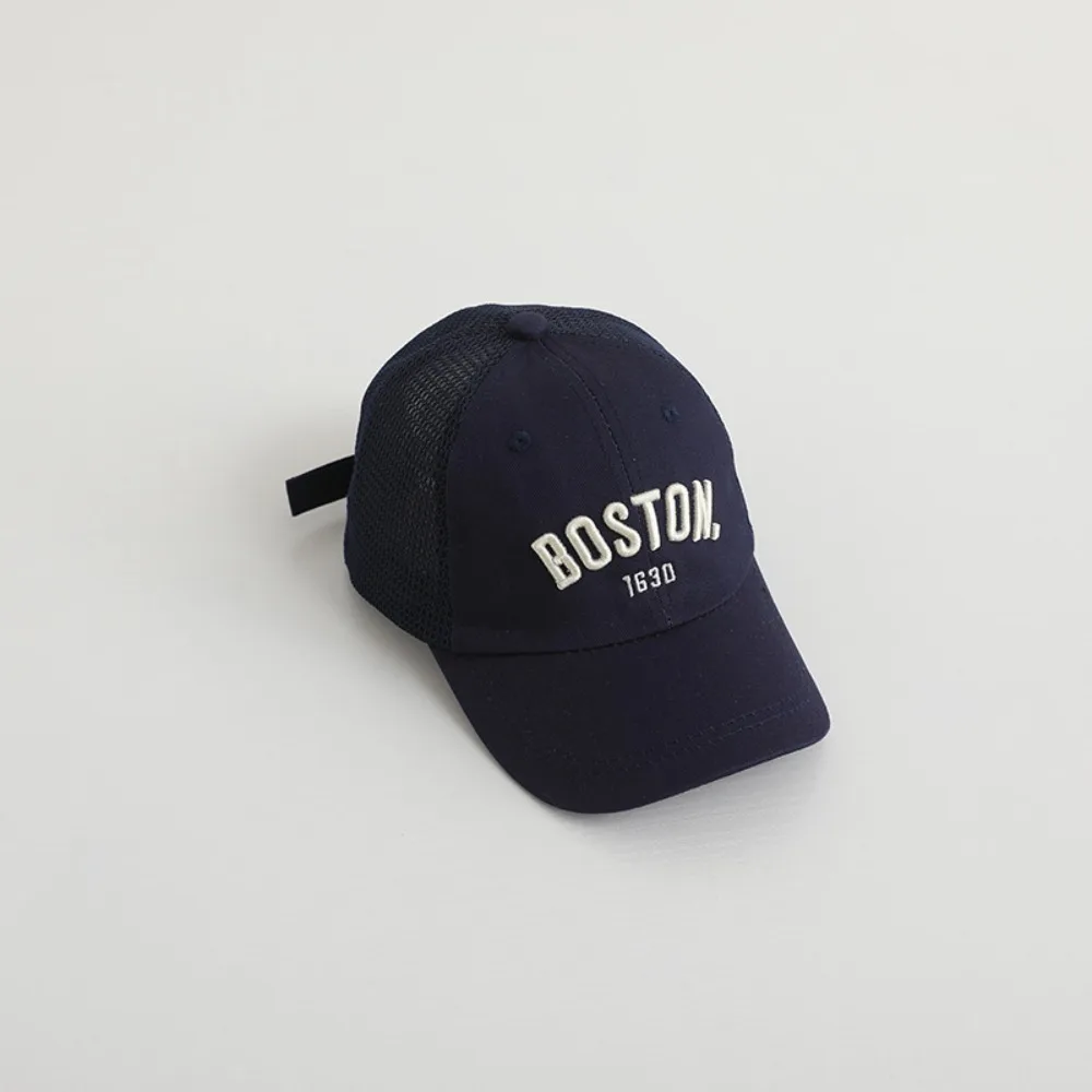 

New Letter Embroidery Baseball Caps Casual Breathable Sunshade Hat Duck Tongue Hat Kids