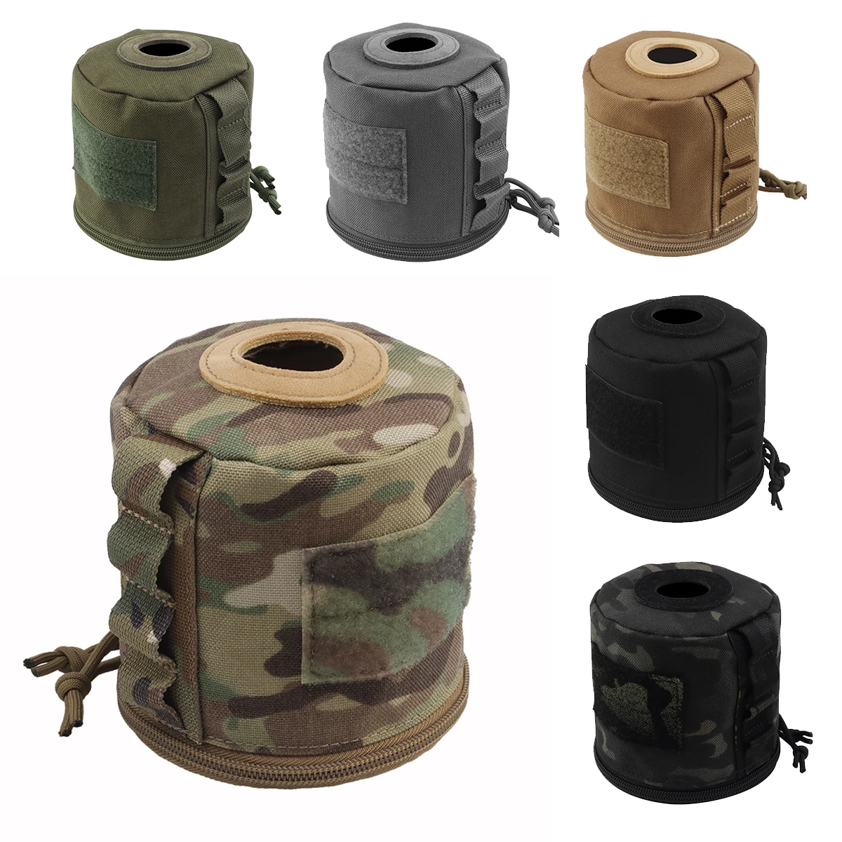 

Fan Camouflage Roll Paper Outdoor Camping Tactical Storage Bag MOLLE Installation Webbing Paper Facial Tissue Box