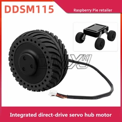 100%New DDSM115 DC Servo Motor High Torque Brushless Motor Wheel Direct Drive Hub Motor Motor Driver