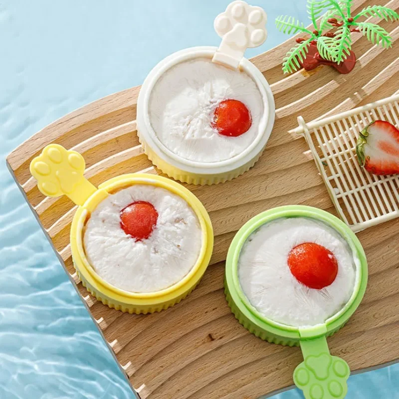 Rotundity Ice Cream Mold Frozen Cream Self-made Popsicle Mould with Stick  DIY Cube Maker Homemade Lolly Tools