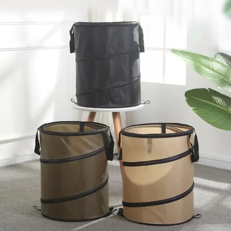 1Pc Mülleimer, Outdoor Tragbare Camping Klapp Mülleimer Camping Mülleimer Gartenarbeit Garten Müll Tasche Garten Blatt Buck