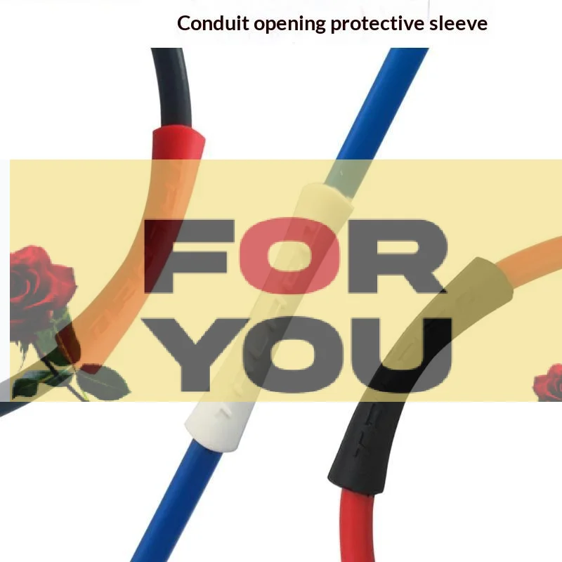 【OD】2/4pcs Bicycle Cable Protector Anti Scratch Brake Shift Line Sleeve Gear Bike Accessory