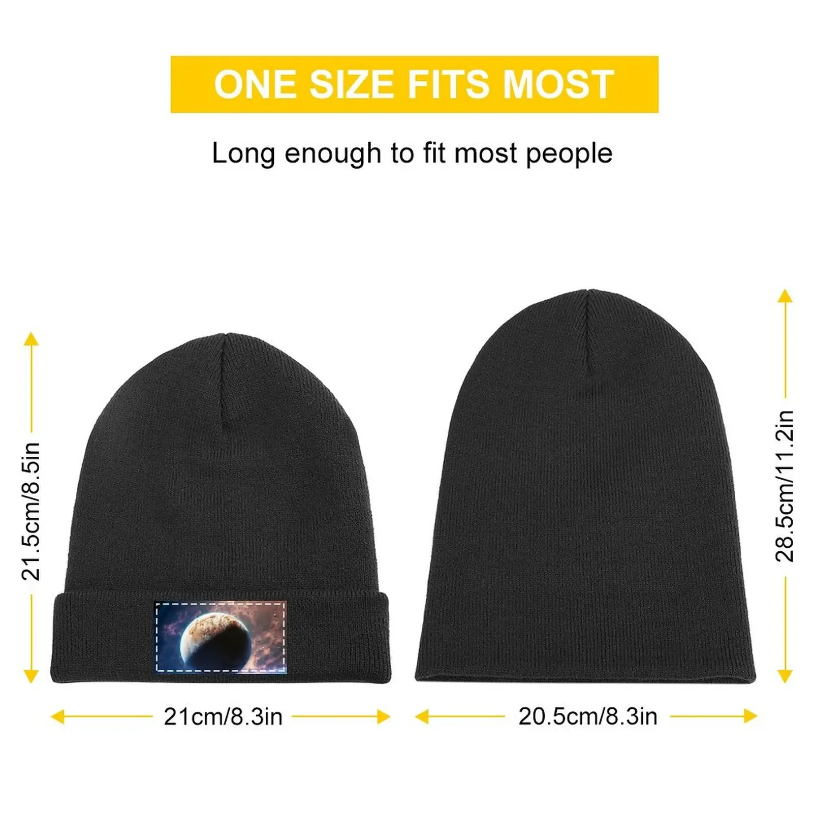 Planets in Space Knitted Cap Visor Mountaineering Wild Ball Hat Dropshipping Men Hats Women's