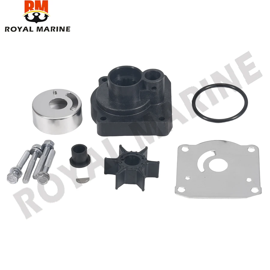 Water Pump Impeller Repair Set Kit 61N-W0078-11 Fit for Yamaha 4-Stroke F25 25hp 2 STROKE C30 1993-1997 61N-W0078 61N-W0078-00